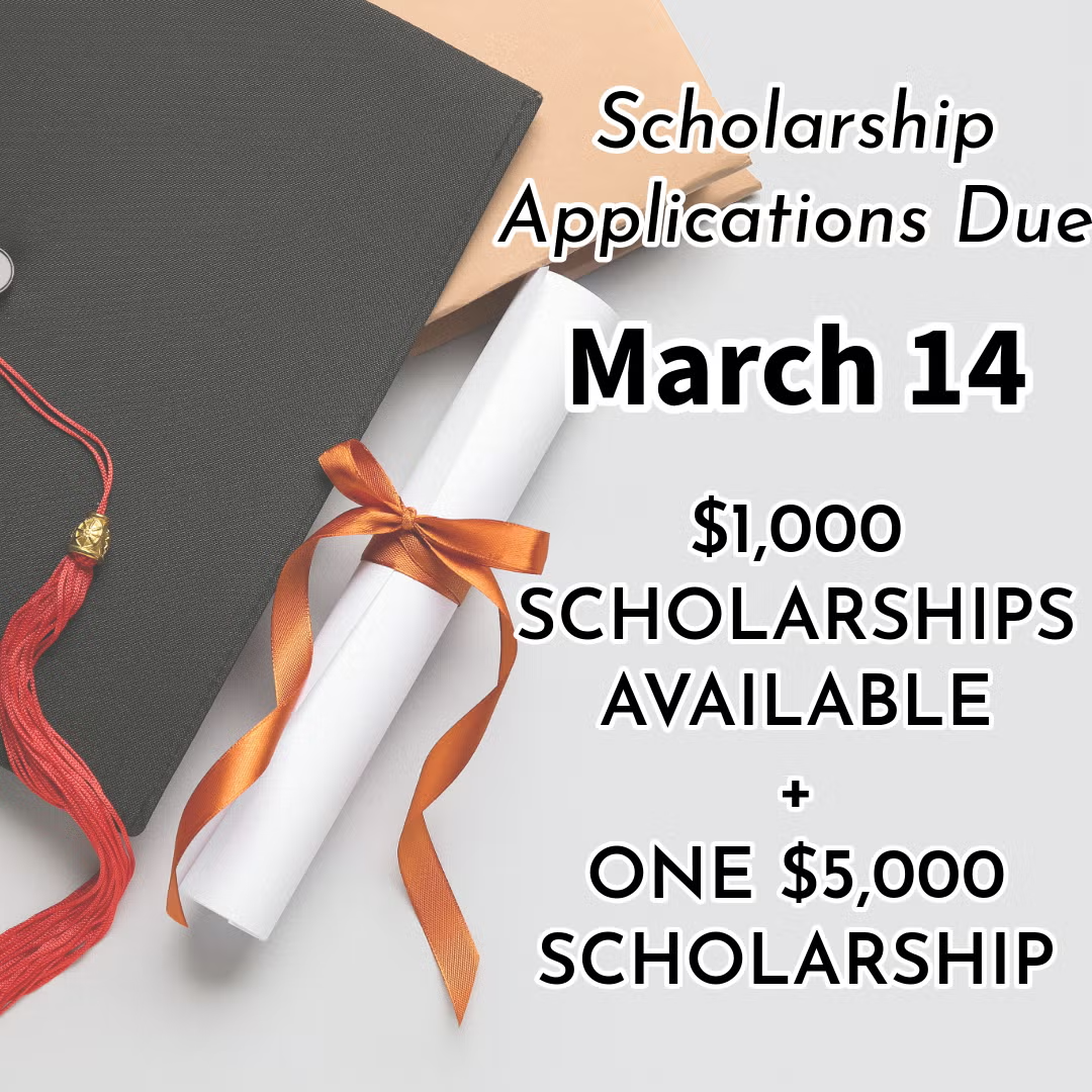 Scholarship Applications Due!