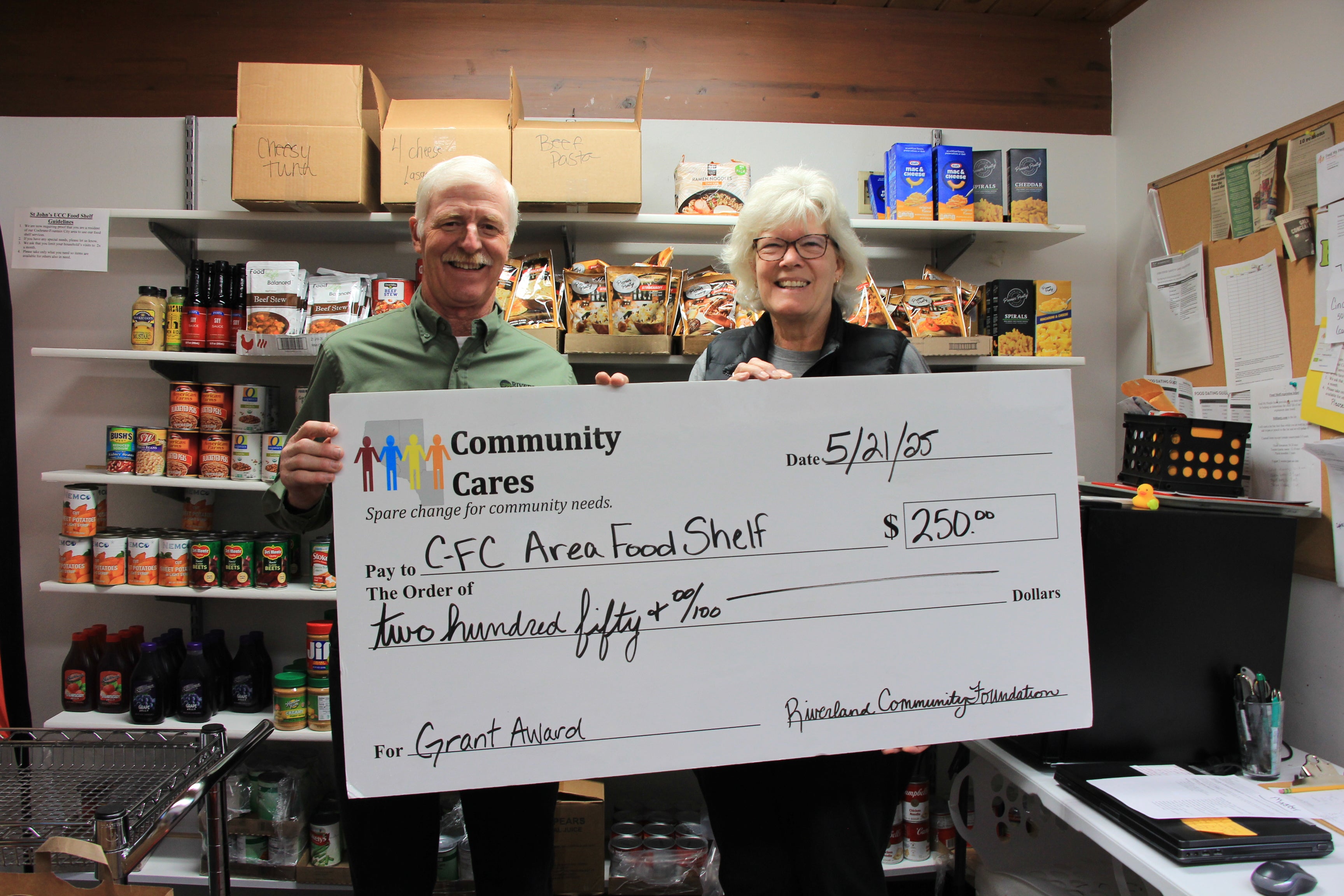 CFC Food Pantry Check Presentation