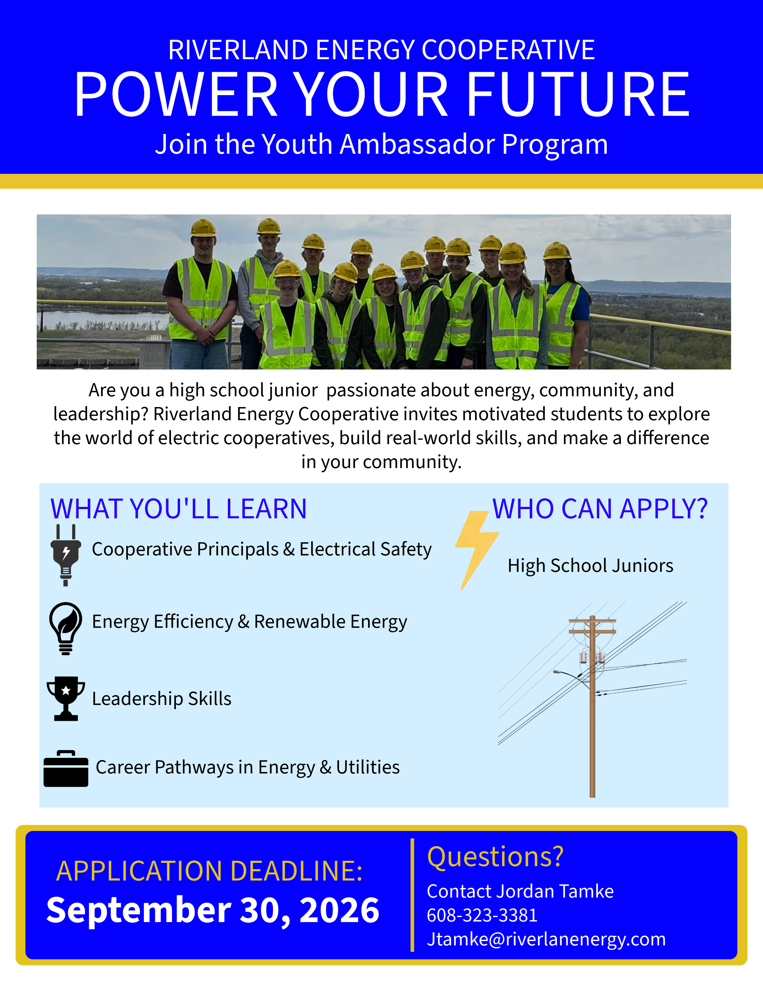 Youth Ambassador Flyer